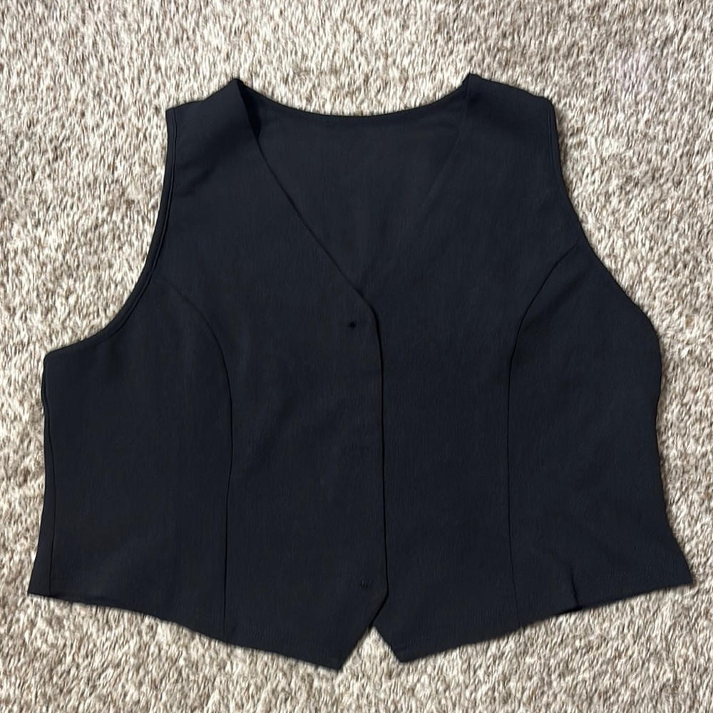 SHEIN Classic Black Women's Vest